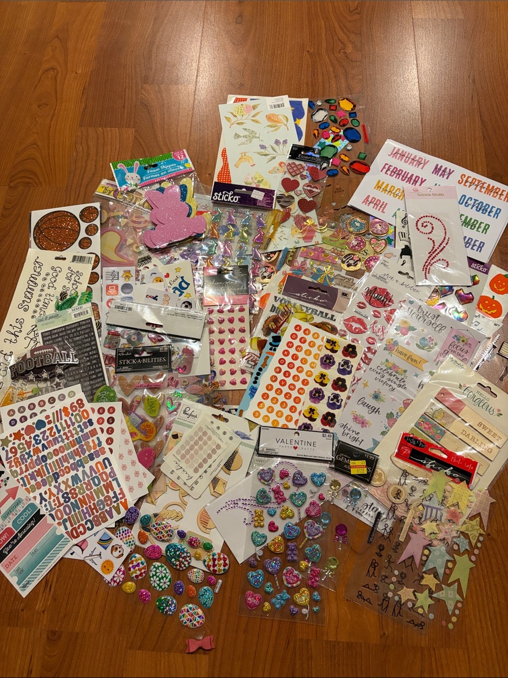 Stickers and Embellishments